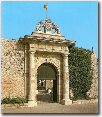 Lazereto entrance Mahon Menorca