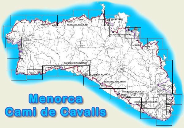 Menorca map